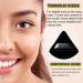 Triangle Powder Puff Mini Face Makeup Sponge Soft Washable Velvet Puff for Flawless Finish (2pcs White) - Best for All Skin Types - Buy Online on GoSupps.com