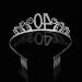 Rhinestone 40th Birthday Tiara - Silver Crystal Crown Headband for Women and Girls - Buy Online on GoSupps.com