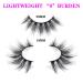 Kisslily 8 Pairs 18MM 3D False Lashes Pack - Fluffy Curled False Eyelashes - Buy Online on GoSupps.com
