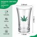 Jetec 24 Pcs 420 Weed Acrylic Shot Glasses - Party Decorations for Adults - Buy Online on GoSupps.com