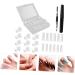 DOITOOL 1 Set Nail Set Nail Fixing Clips Nail Curve c Clip Nail Kits Nail Art Kit Nail DIY Manicure Kit Stiletto Gel Nail Finger Extension Clamp Plastic Major Nail Glue White - Buy Online on GoSupps.com