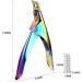Professional Acrylic False Nail Clippers with Magnets | Nail Tip Cutter & Length Measurement Tool for Salon & Home | Perfect Gift for Nail Art Lovers (Chameleon Color - Buy Online on GoSupps.com