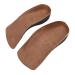 Ipetboom 1 Pair Cork Insole Breathable Heel Pads Cork Shoe Insoles Cork Shoe Pads Unisex Heel Pads Cork Orthotics Insoles Coffee2 023421G17F