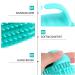 Goohochy Silicon Shampoo Brush for Women - Scalp Massager & Hair Cleaning Device - Blue 10.5x7x5.5cm - Ideal for Head Massage & Laundry Collector - Buy Online on GoSupps.com