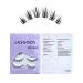 Fake Eyelashes Natural Look False Eye Lashes Daily Strip Cross Short Clear Band Lashes Invisible Thin band Cute Lash for Wedding Daily Work Party Salon Eye Makeup 5 Pairs SUN5