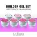 La Rosa Builder Gel Intensive Pink Glass - 30ml UV LED Assembly Gel for Nails | Flexible Medium Thick Excellent Adhesion - Buy Online on GoSupps.com