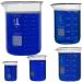 Karter Scientific 3.3 Boro Griffin Low Form Glass Beaker Set - 5 Sizes - 50ml 100ml 250ml 500ml 1000ml 50/100/250/500/1000ml - Buy Online on GoSupps.com
