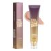 BB Cream Foundation Even Skin Tone Color Correcting Cream Moisturizing Concealer Makeup Base Full Coverage Foundation Anti-Redness Lightweight Smoothing Foundation(Natural)