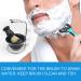 Metal Stand Shaving Razor & Brush Holder Set for Classic Beard Grooming | Professional Safety Razor Storage - Buy Online on GoSupps.com