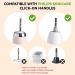 Bamboo Electric Toothbrush Replacement Heads for Philips Sonicare Soft Plant-Based Bristles - Buy Online on GoSupps.com