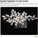 ifundom Bride Hair Comb Lightweight Metal Bride Hair Comb Sparkling Hair Piece Wedding Party Hair Accessory - Buy Online on GoSupps.com