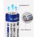 Buy Cotchear 1280mAh AAA Rechargeable Batteries - 4-Pack Ni-MH Long Lasting Eco-Friendly | International Shipping Available - Buy Online on GoSupps.com
