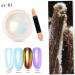 Chrome Nail Powder Chameleon Metallic Nail Art Pigment Powder Mermaid Pearl Glitter Mermaid Iridescent Chrome Pigment Powder for Nails Iridescent Pigment Pearly Nail Highlight - Buy Online on GoSupps.com