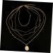 COLLBATH Ladies Necklaces Fashion Unique All-match Stylish Multilayer Pendant Necklace Trendy Choker Necklace for Ladies Women Girls Womens Chain Necklace - Buy Online on GoSupps.com