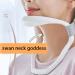 Youao 2 PCs Neck Support - Cervical Spine Decompression Traction - Posture Correction Bandage for Men & Women - Sore Crane Relief with White Strap - Buy Online on GoSupps.com