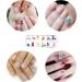 TouGod 36pcs Dried Flowers for Nail Art | Real 3D Nail Decorations with Tweezers - International Shipping Available - Buy Online on GoSupps.com