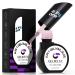 Gelike ec Gel Nail Glue 6 in 1 Sheer Blush Pink Base Coat for French Nail Tips Press on Nail Nail Art 3.3 - Sheer Blush Pink