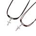 Oralgos Strass-Kreuz-Halkette Gothic style collarbone chains vintage-crucifix supporters handmade gifts for girls metal