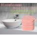 Reusable Microfiber Makeup Remover Cloths - 12 Pack Orange (5x5 inch) for Perfect Face Cleaning - Buy Online on GoSupps.com