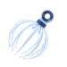 SESESFOUFU CAMM Head massage device promote circulation reducing Stress Massager for the Salon Head Head massage. Tool Stress massager Headgear massager Meridian puller PP 21x15x15cm blue