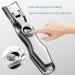 Nail Clippers for Thick Nails Wide Jaw Opening Nail Clippers with Safety Lock for Ingrown Toenail Fingernail Heavy Duty No Splash Toenail Clippersfor Men Women Adult Seniors (Silver) - Buy Online on GoSupps.com