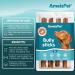AmeizPet Bully Pizzle Stick For Dogs & Puppies 4 Pcs Long Lasting Dog Beef Meat Sticks Natural Dental Bully Sticks Dog Chew Treats For Training 12cm (4.7") 4 count (Pack of 1) - Buy Online on GoSupps.com
