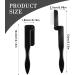 Folding Eyelash Comb Separator Tool - Black-Silver Mascara Brush for Makeup - Buy Online on GoSupps.com