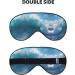 Ocean Sea Wave Print Unisex Eye Mask | Soft Comfortable Light-Blocking Sleep Mask - Buy Online on GoSupps.com