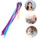 10pcs Cheering Ribbon Wand Party Streamers | Fairy Dance Ribbons for Weddings & Events - Blue 30.5x62cm - Buy Online on GoSupps.com
