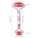 Cherry Quartz Double Roller Face Massager - Anti-Aging Crystal Skincare Tool for Women | Mookaitedecor - Buy Online on GoSupps.com