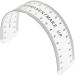 Milisten Eyebrow Stencil & Shaping Template - Reusable Microblading Ruler for DIY Makeup - Buy Online on GoSupps.com