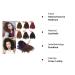 SEGO 3 Packs Afro Crochet Braids - Kinky Curly Hair Bulk Extensions in Natural Black & Red-Brown - Buy Online on GoSupps.com