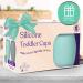 Sperric Silicone Mini Cups for Toddlers - 2 Pack, 4.5 oz - Light Blue/Cool Gray - Buy Online on GoSupps.com
