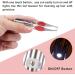 6 Pieces Tweezers with LED Light Stainless Steel Tweezers Makeup Eyelash Eyebrow Hair Removal Precision Tweezers with Light for Women and Men(Red Blue Brown Pink Black Green) Blue green - Buy Online on GoSupps.com