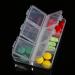 White Pills Organizer - 6 Cell Braille Weekly Travel Case - Medication Aids & Personal Pillbox - Buy Online on GoSupps.com