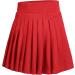 Zaclotre Girls High Waisted Pleated Tennis Skort Red - Size 8-9 Years - Buy Online on GoSupps.com
