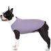 Hjumarayan dog sweater medium -sized dogs - thin dog sweater washable dog sweater striped dog shirt elastic dog sweaters dog sweater fleece fleece for Corgi dachshund (purple l) l lila