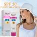 Cr me solaire SPF50 l'acide kojique et au collag ne - Protection solaire l g re sans huile - Pour les peaux sujettes l'acn - Cr me hydratante pour le visage et le corps - Non grasse - Non - Buy Online on GoSupps.com
