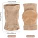 1 Pairs of Moisturizing Soft Gel Heel Socks Breathable Open Toe Socks for Dry Cracked Skin Hydrating Day and Night Care Skin Nude - Buy Online on GoSupps.com