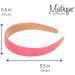 Motique Accessories 1 Inch Vegan Leather Headband for Women and Girls (Bubble Gum) - Buy Online on GoSupps.com