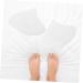 IWOWHERO 50 Pairs Foot Mask Foot Lotion Foot Caring Socks Clear Feet Cover Foot Moisturizing Supplies Pedicure Socks Moisturize Use Cover for Foot Lotion Socks Non-woven Fabric White - Buy Online on GoSupps.com