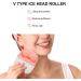 2 in 1 Pink Facial Roller - Cold Massage Roller for Eye Puffiness Relief Anti-Aging Skincare & Pore Reduction - Buy Online on GoSupps.com