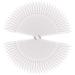 100pcs Clear Nail Swatches Sticks FITDON Transparent Stiletto Nail Art Tips Practice Sticks Fan Shaped Plastic Nail Polish Board Display 100 Count (Pack of 1)