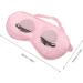 TOYZFRIENDY Imitation Silk Sleeping Mask with Sequins Eyelashes Eye Mask for Women Nonslip Strap Comfortable Lightweight for Night Travel Airplane Use - Buy Online on GoSupps.com