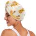 Giraffe Painting Hair Towel 2 Pack - Super Absorbent Quick Dry Hair Turbans for Women & Girls | Perfect Hair Drying Solution - Buy Online on GoSupps.com