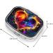 Colorful Heart Printed Square Pill Box - Portable Medicine Organizer for Travel - Buy Online on GoSupps.com