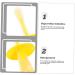 Seaesfoufu Toddler Toothbrush - Portable Baby Tooth Cleaner | Essential Baby Accessories | 1 Pack - Yellow - Buy Online on GoSupps.com