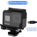 GoPro Housing Frame - 2-Piece Protective Cover for Hero 7/6/5/2018 Black - Side Open Design - Buy Online on GoSupps.com