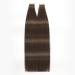 Hotlulana 24 Dark Brown Tape-In Hair Extensions - 100% Real Hair 40pcs Skin Weft Invisible & Natural Look - Buy Online on GoSupps.com