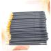 Gogogmee Makeup Lip Gloss 100pcs Eyeshadow Liner Brush White Outfit Disposable Eyeliner Applicator Eye Shadow Brush Soft Head 15cmX10cm Orange - Buy Online on GoSupps.com